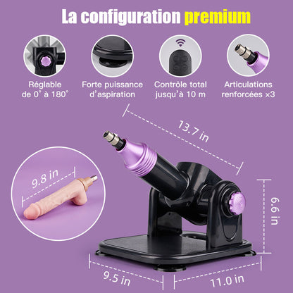 Thrust Master – Machine sexuelle à va-et-vient avec moteur plus puissant, réglable à 180°, sextoy pour femmes
