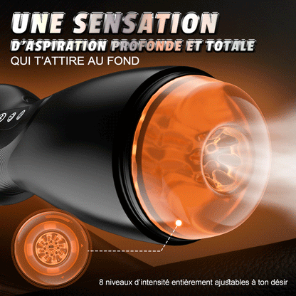 Evolution-8 Succion 10 Vibration One Touch Orgasm Digital Vacuum Masturbator