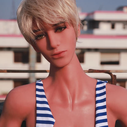 Martin - Sports Attractions 165cm Poupée Sexuelle Masculine Sunny Tempérament littéraire × corps dur, passion intime privée.