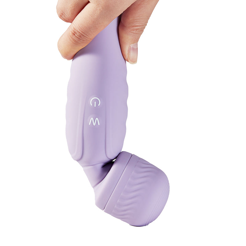 Vibromasseur Dual Head AV Stick clitoris tétons violet