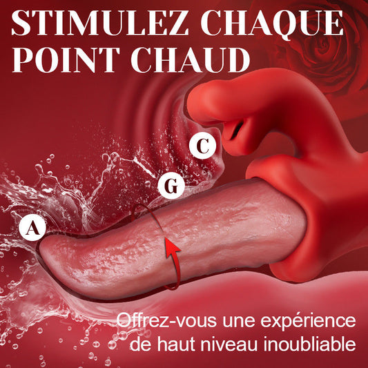 Vesper - Vibrateur langue profonde pour un plaisir prolongé avec 10 mouvements ondulatoires
