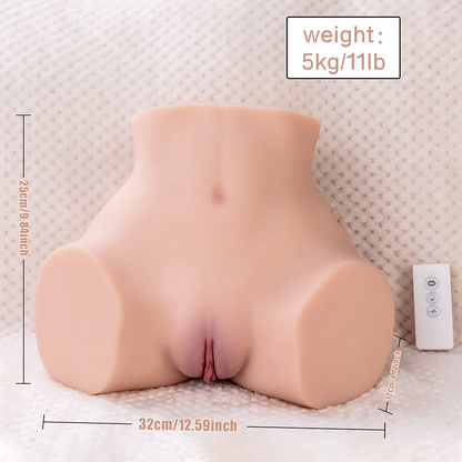 【Luona】5,4 kg Sucer la chatte + Vibrer les fesses Poupée sexuelle