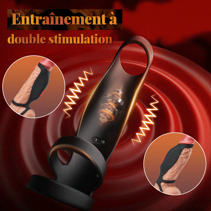 【Nouveaux produits】Anneau pénien à haute efficacité par vibration à 9 fréquences