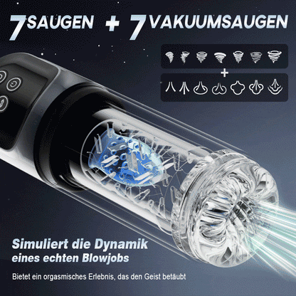 Vortex - 7 Suceur SPA double température Agrandisseur d'os 7 Massage rotatif à 360° Masturbateur