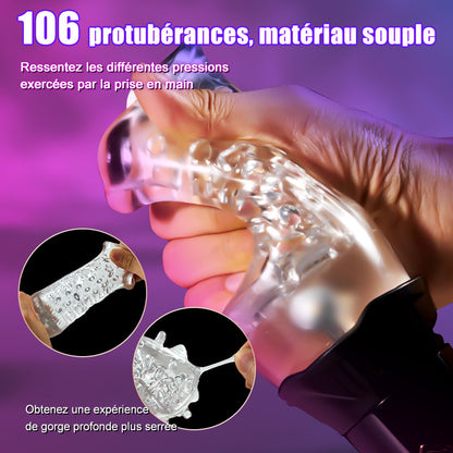 OURAGAN Masturbateur Cup coque souple et transparente