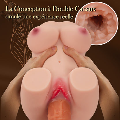 Masturbateur masculin réaliste Layla avec 10 modes de vibration