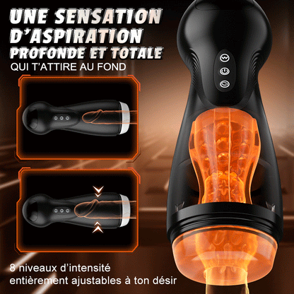 Evolution-8 Succion 10 Vibration One Touch Orgasm Digital Vacuum Masturbator