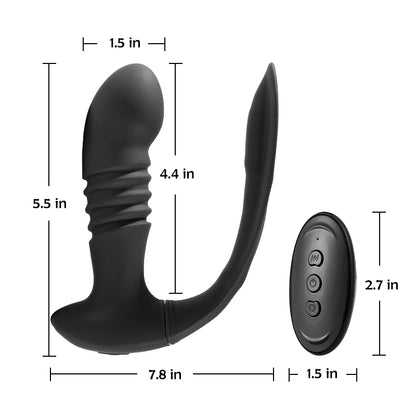 Masseur vibrant télescopique pour couples