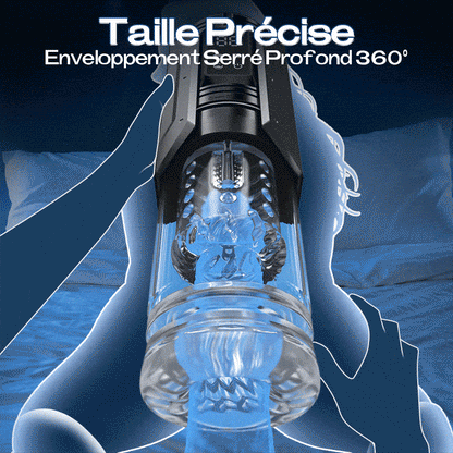 King – Suction puissante, enveloppement 360° profond et serré, facile à nettoyer
