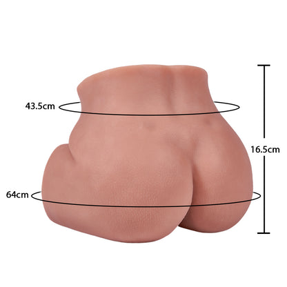 EVA  Masturbateur réaliste 3kg à 6 fréquences de vibration, peau brun