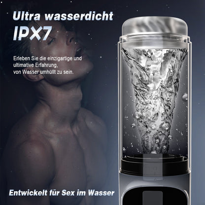 Vortex - 7 Suceur SPA double température Agrandisseur d'os 7 Massage rotatif à 360° Masturbateur