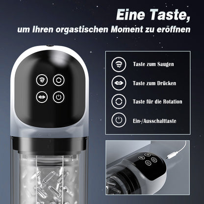 Vortex - 7 Suceur SPA double température Agrandisseur d'os 7 Massage rotatif à 360° Masturbateur