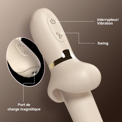 7 types de vibromasseurs à langue grasse oscillants et vibrants, rotation à 360° pour stimuler le clitoris