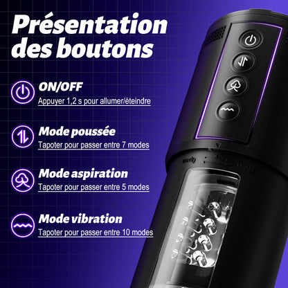 PIONNIER 3 en 1 Masturbateur cup