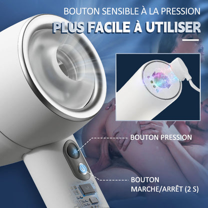 Hardy Masturbator Cup à deux extrémités ouvertes 3 Va-et-vient