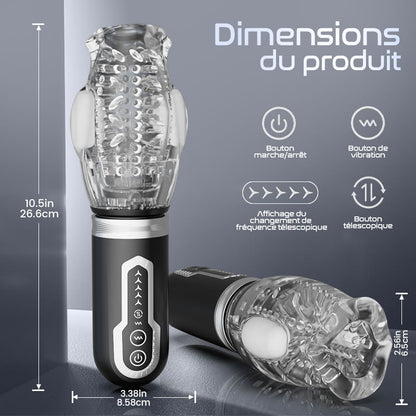 Amber - 7 Vibrant 5 Rotating Thrusting Fellation Masturbateur