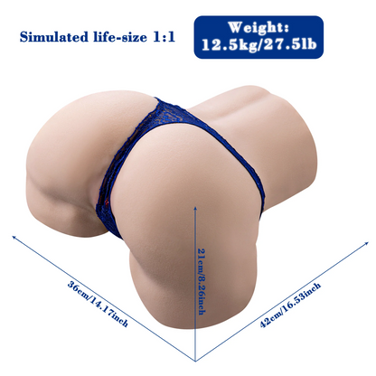 【Gina】3 vitesses, 4 fréquences, masturbateur télescopique multicanal 1:1，12.5kg