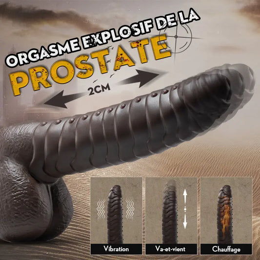 PANGOLIN 3 EN 1 Gode Anal Vaginal 4*18 CM grand dildo Acmejoy