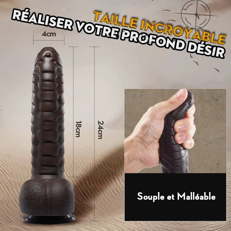 PANGOLIN 3 EN 1 Gode Anal Vaginal 4*18 CM grand dildo Acmejoy